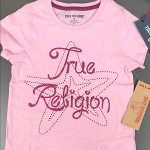 NWT True Religion Shirt Sz6 Pink